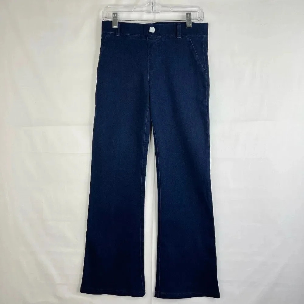 Betabrand Stretch Yoga Denim Pull On Bootcut Jeans - Picture 2 of 12